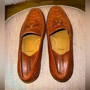 Men’s Size 13 Johnston & Murphy Sheep Skin Loafers